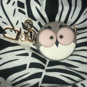 Tory Burch Owl Coin Key Ring